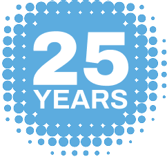 25 year logo