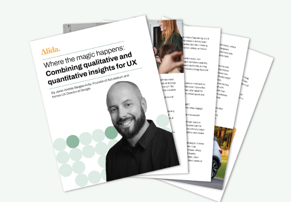 Combining qualitative and quantitative insights for UX